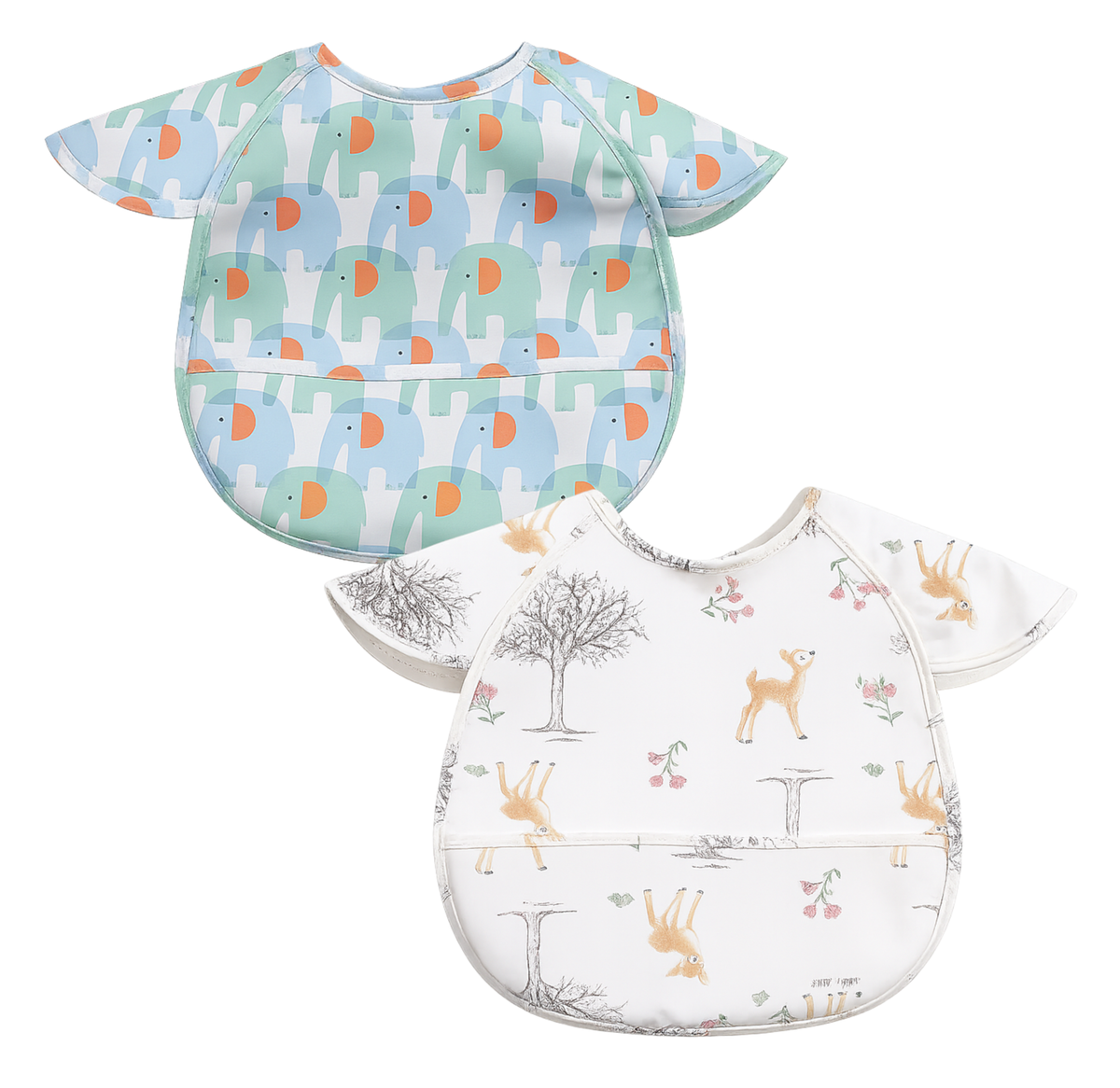 Chic Buddy Waterproof Baby Bibs, Pack of 2, 6-36 Months