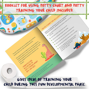 Potty Training Chart for Toddlers – Dinosaur Design