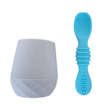 Load image into Gallery viewer, Chic Buddy Silicone Baby Tiny Cup with Spoon for Infant’s First Stage Training, Developed by Feeding Specialist to Fit Baby’s Mouth and Hands 3 Months+( 100ml)