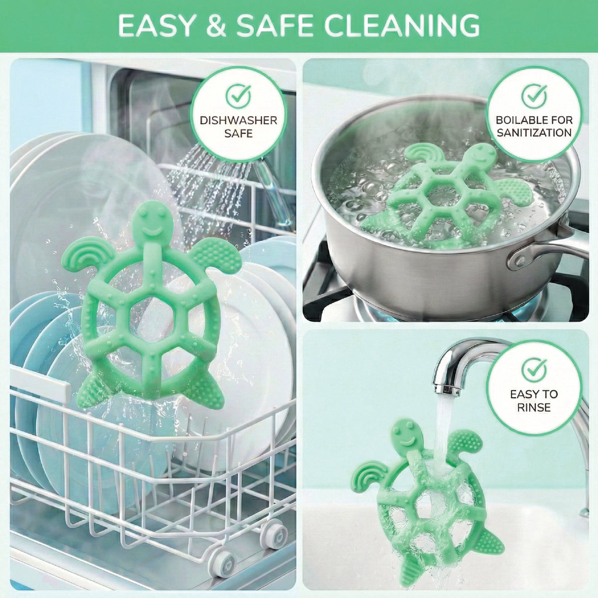 Easy-Grip Silicone Teether