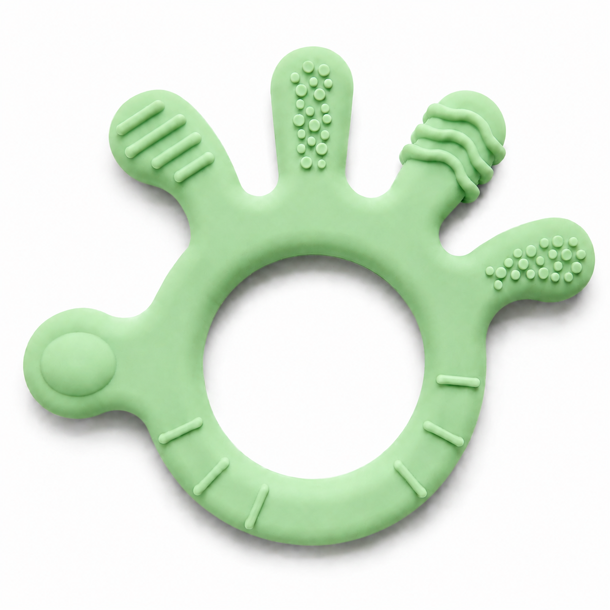 Finger Shape Baby Teether