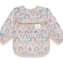 Load image into Gallery viewer, Chic Buddy Full Sleeve Baby Bib, Waterproof Feeding Apron 6-24 Months