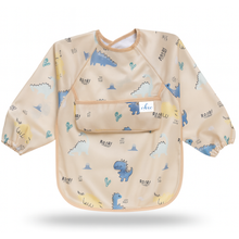 Load image into Gallery viewer, Chic Buddy Full Sleeve Baby Bib, Waterproof Feeding Apron 6-24 Months