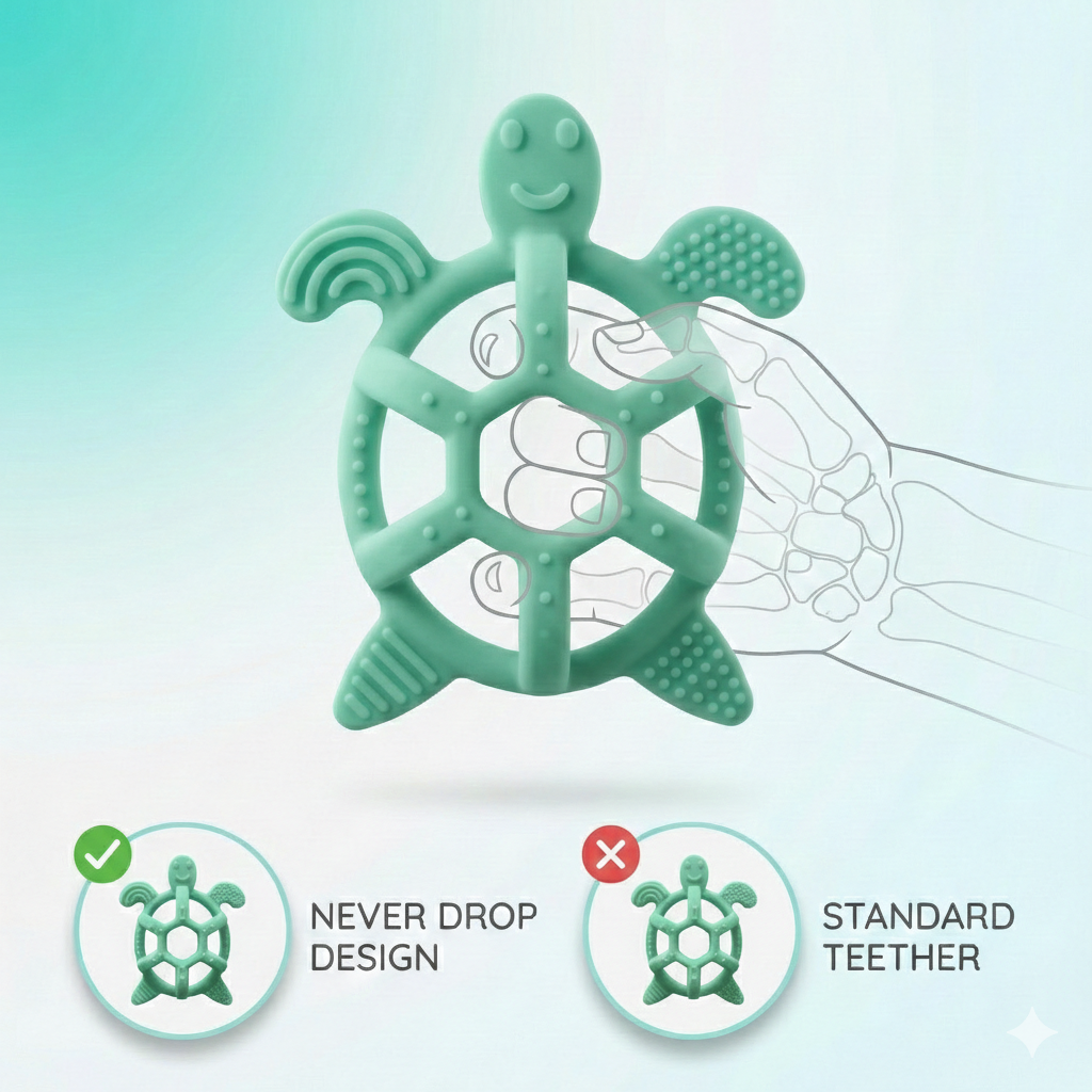 Easy-Grip Silicone Teether