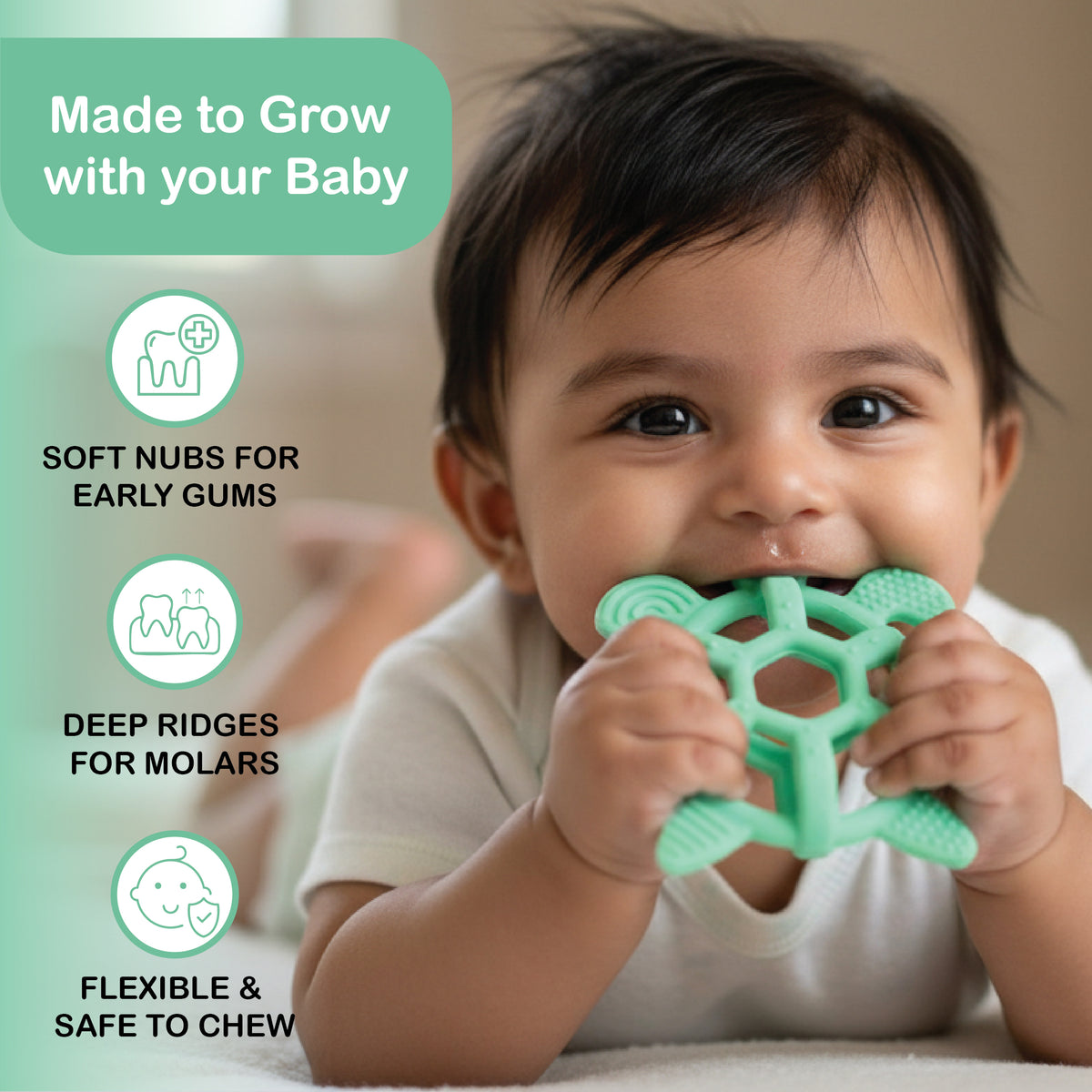 Easy-Grip Silicone Teether
