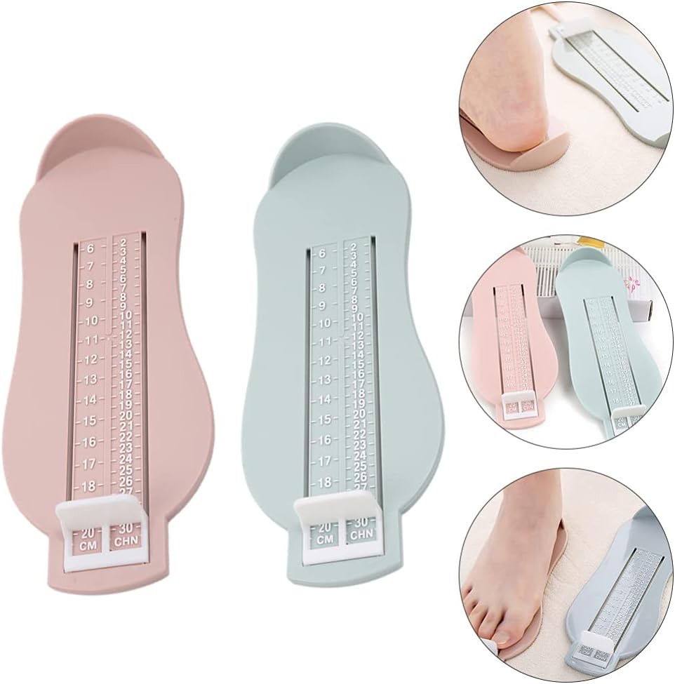 Chic Buddy Shoe Sizer for Baby, Toddler & Kids - Home Foot Measuring Device, Buy Shoes Online with an Accurate Measurement Chart.Shoe Feet Measuring Ruler Sizer for Men Women & Adults