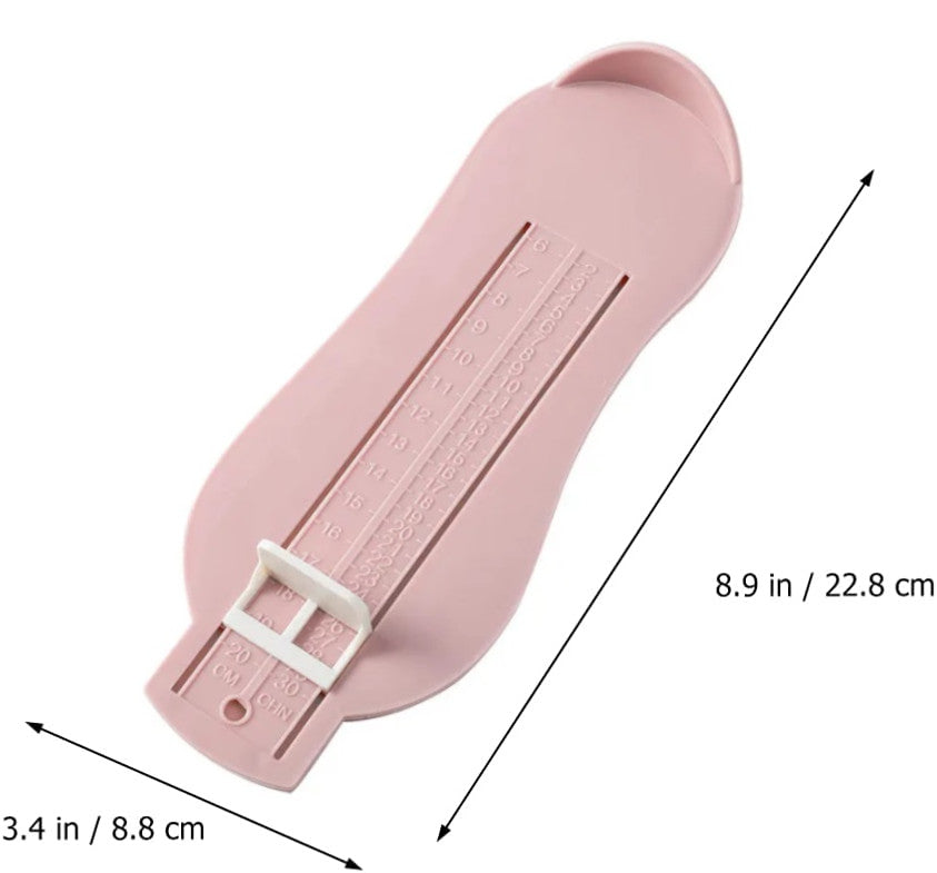 Chic Buddy Shoe Sizer for Baby, Toddler & Kids - Home Foot Measuring Device, Buy Shoes Online with an Accurate Measurement Chart.Shoe Feet Measuring Ruler Sizer for Men Women & Adults