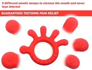 Finger Shape Baby Teether