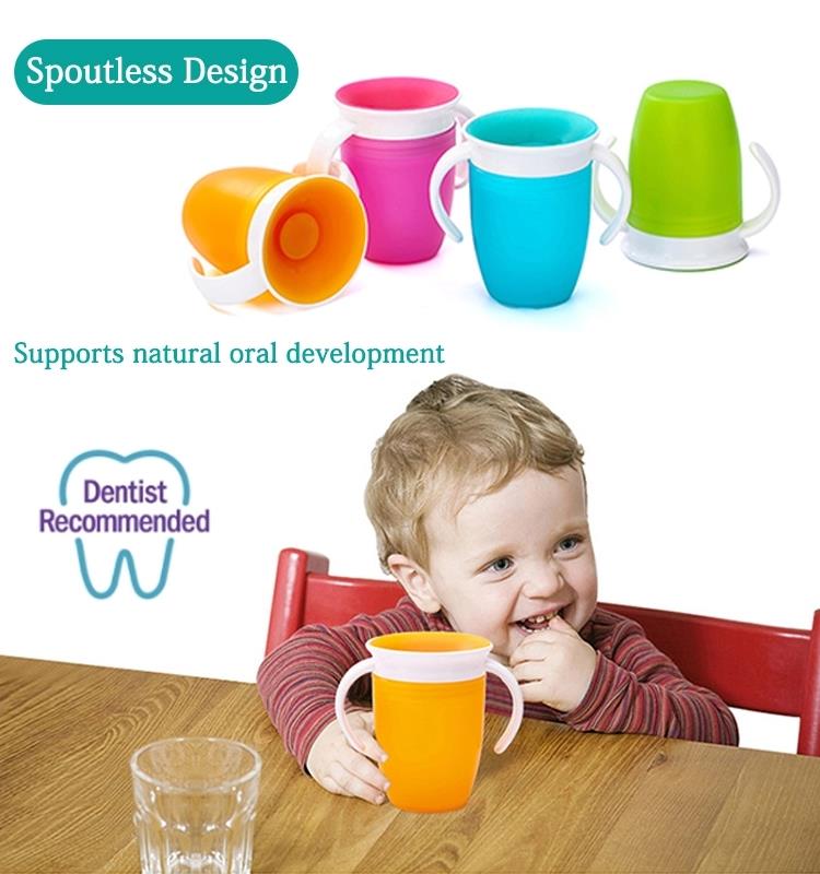 Miracle spill proof 360 degrees  cup