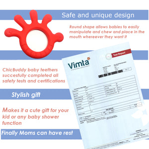 Finger Shape Baby Teether